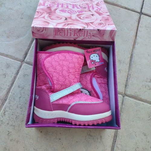 Lelli Kelly Hello Kitty Snow Boots size 26.5 new, pink