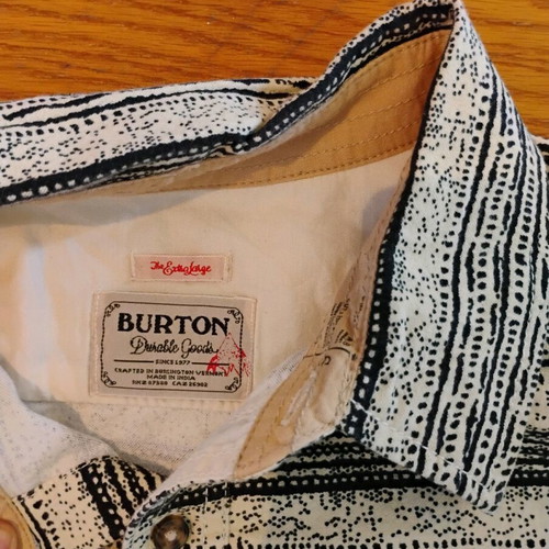 Burton men's shirt 2XL like new, multicolored