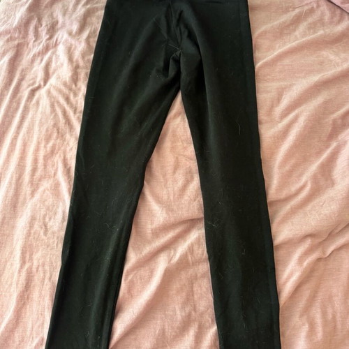 H&M black elastic leggings like new, basic, size S