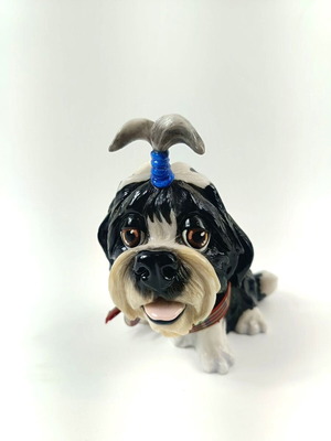 Διακοσμητική φιγούρα σκύλου Shih Tzu από τη συλλογή Little Paws Arora Design σαν καινούργιο