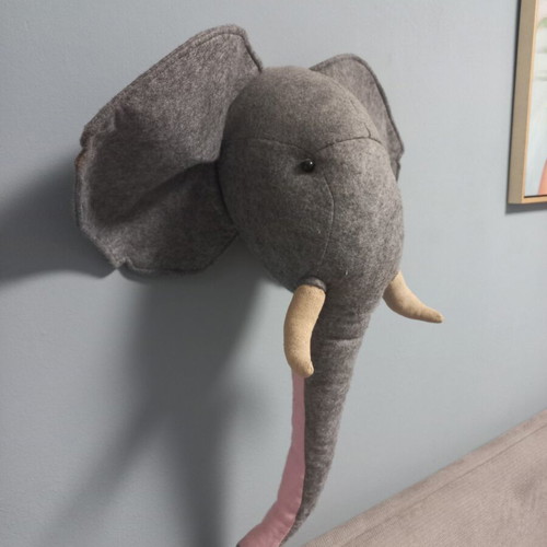 Elephant wall decoration like new, ideal for children's room