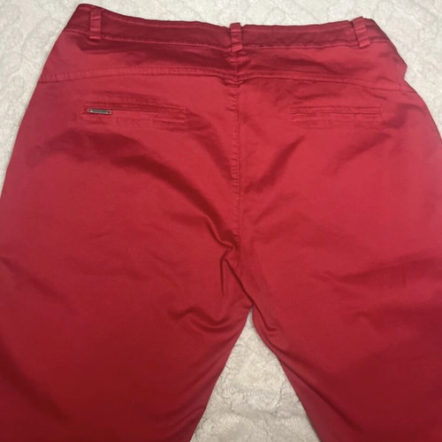 Red jean pants XL like new