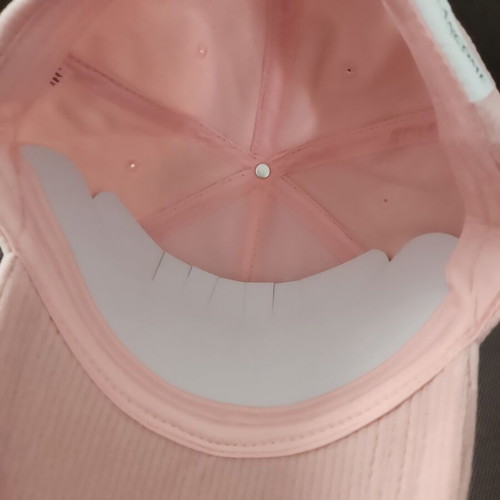 Lancome women's collectible pink corduroy hat new