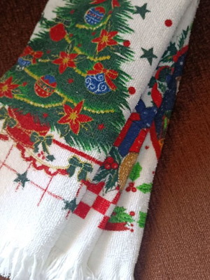 Set of 3 Christmas kitchen towels new