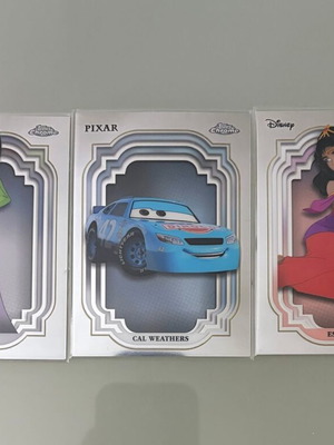 Κάρτες Topps Chrome Disney καινούργιες, σετ 3