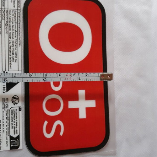 Blood group sticker waterproof and indelible new
