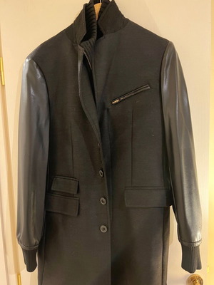 Καμπαρντίνα παλτό Zara μαύρο medium μεταχειρισμένο, στενή γραμμή