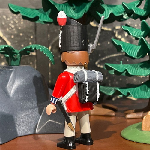 Playmobil British Redcoat Soldier Waterloo Battle 1815 Custom Made New