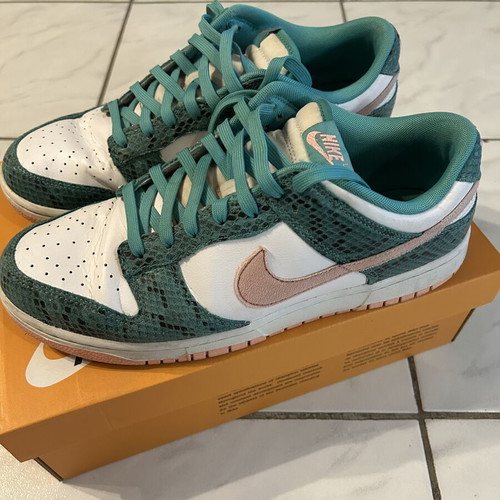 Nike Dunk Low Premium Snakeskin sneakers size 45 used