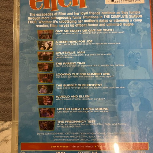 Ellen Degeneres Complete Season 4 DVD like new