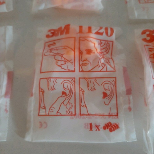 Earplugs new professional pack of 10 pairs