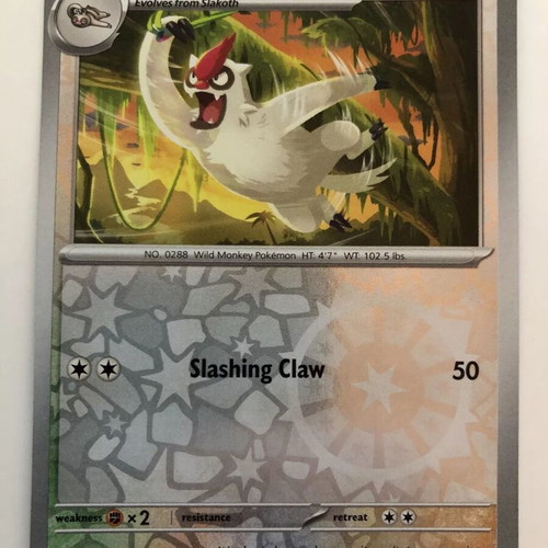 Pokémon TCG Surging Sparks Vigoroth Reverse Holofoil collectible card new