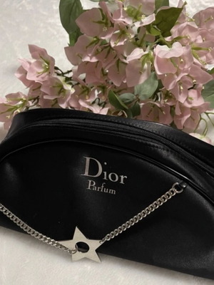 Christian Dior σατέν τρουσέ πορσελέτ σαν καινούργιο, μαύρο