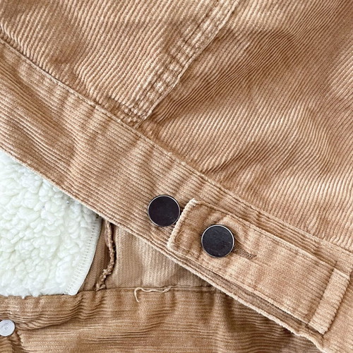 BoohooMAN Brown Corduroy Jacket Large used
