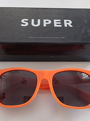 Retrosuperfuture Classic Orange sunglasses like new, handmade Italy