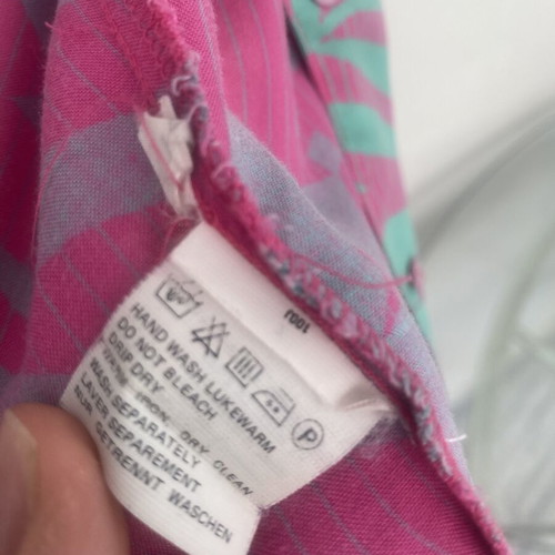 Mexx shirt large, pink and green