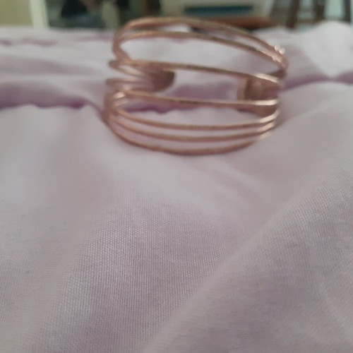 Bracelet in rose gold cuff like new