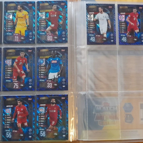 Champions League 2019-2020 Match Attax Extra album with 267 cards, like new