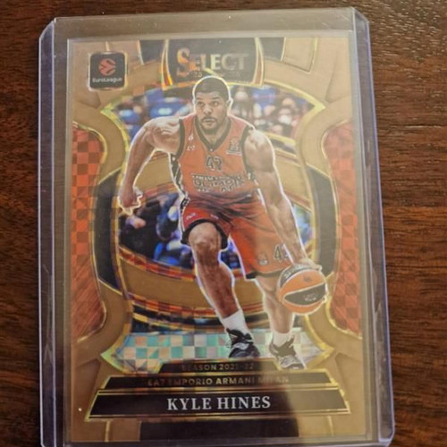 Panini Euroleague Select Armani Milan Hines card new