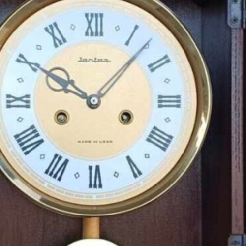 Vintage Russian wall clock used, analog