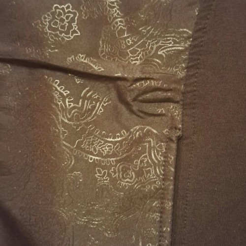 Adidas jacket black with paisley patterns like new, size M