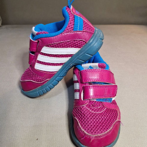 Adidas Performance baby shoes size 23 used, fuchsia