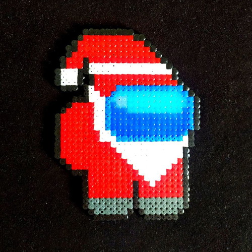 Handmade Among Us Santa decoration new