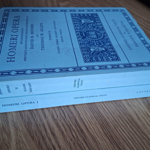 Homeri Opera Iliadis Volumes One and Two, Oxford Classical Texts