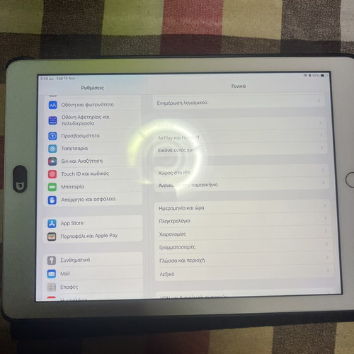 iPad 5th Generation 2017 with Retina display, 32GB, leather case
