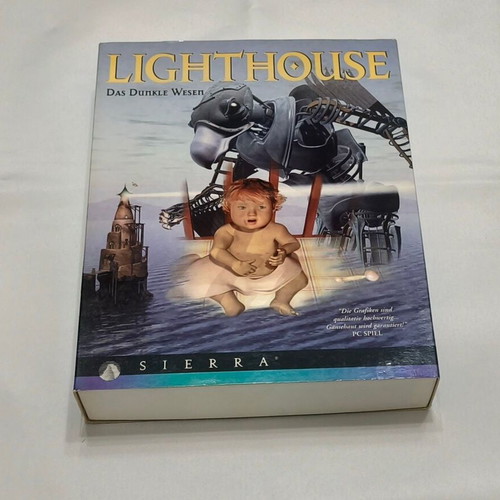 Lighthouse The Dark Being PC game used, adventure, Sierra big box
