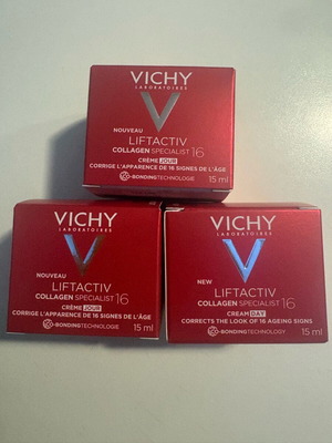 Vichy Liftactiv Collagen Specialist 16 Day Face Cream New 3x15ml