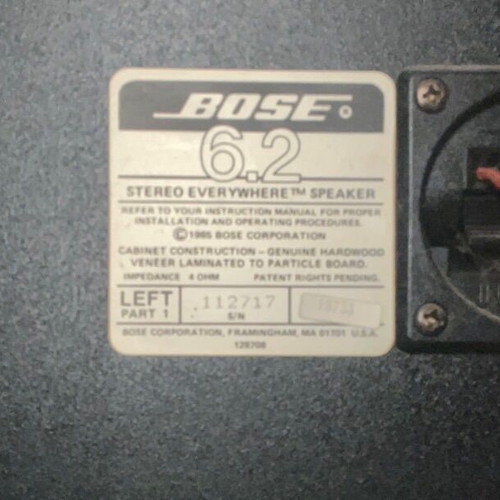 Kenwood stereo system with Bose speakers used