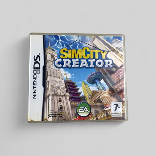 Nintendo DS cartridge SimCity Creator used