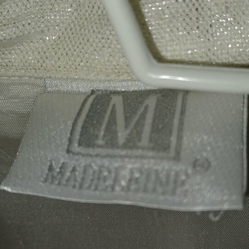 Jacket linen with shiny silver thread like new