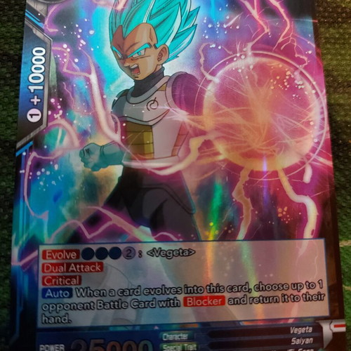 God Charge Vegeta Dragonball Super card like new
