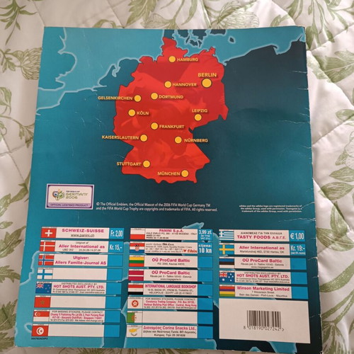 Fifa World Cup Germany 2006 Panini new with 52 stuck stickers