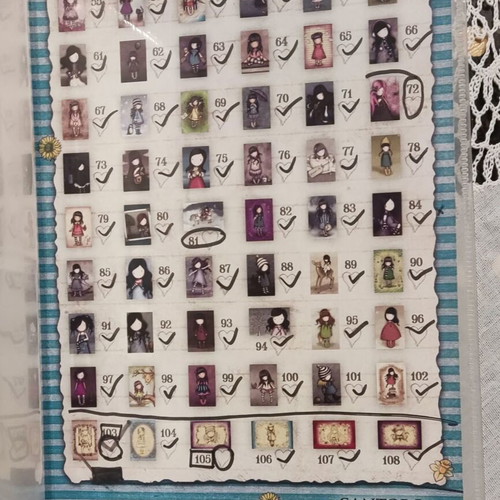 Santoro London Panini Photocards Album like new, 104 of 108