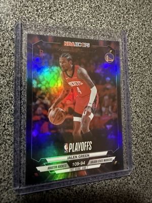2025-26 Topps NBA Hoops Jalen Green FP-23 Finals Pursuit SP like new