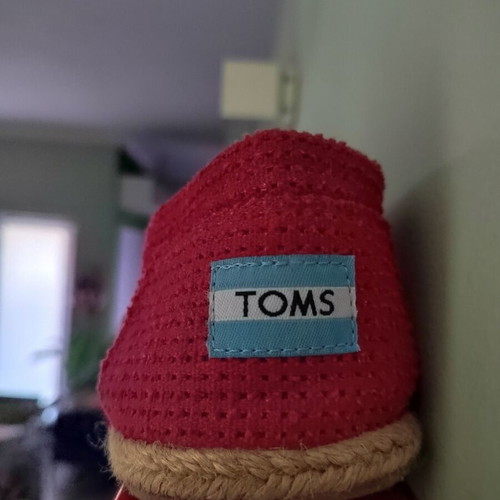Toms espadrilles red size 43