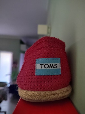 Toms espadrilles red size 43