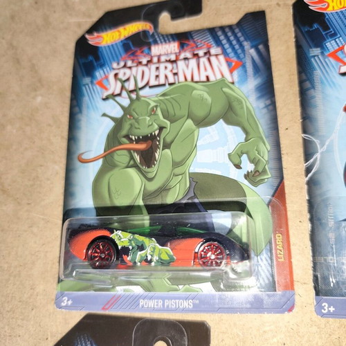 Hot Wheels Marvel Ultimate Spiderman set of 6 cars new