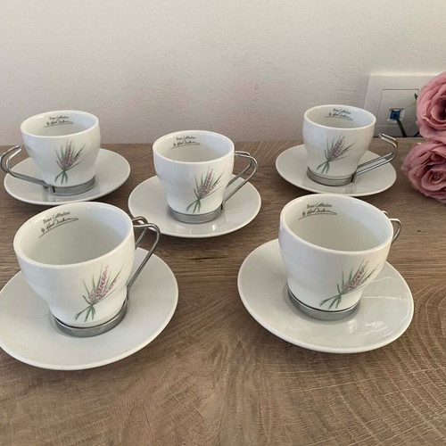 Bravo Collection Makis Tselios porcelain cup set of 5, new