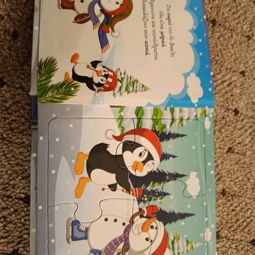 Christmas story like new with 4-piece puzzle