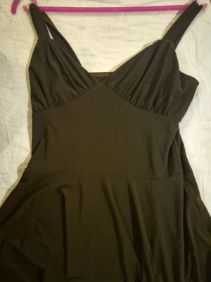 Summer blouse dark brown like new with pointed edges size S