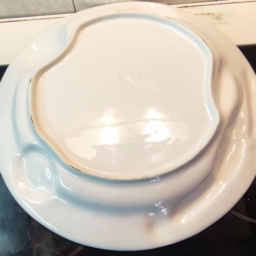 3EFFE Italian ceramic serving platter with sea motifs, like new