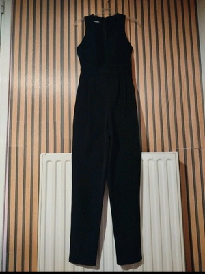 Black one-piece jumpsuit like new, size S