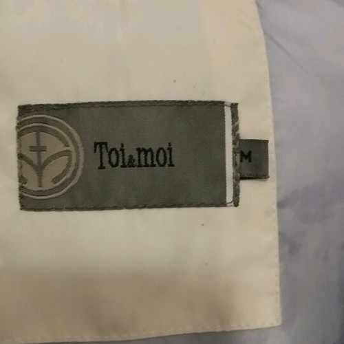 Women's jacket used Toi&Moi white missing belt size M