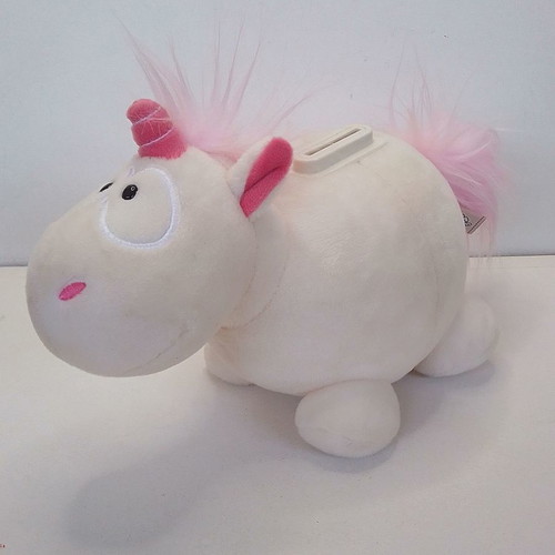 Unicorn Theodor & friends plush piggy bank used