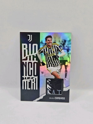 Andrea Cambiaso Topps Team Set Juventus card with match worn patch like new
