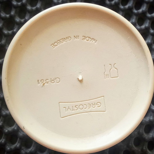 Grecostyl Melamine Cup 1990 Used with Lid